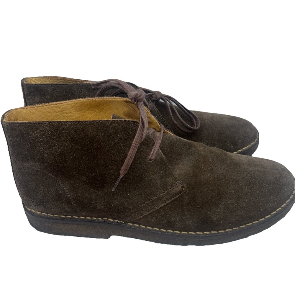 Peter Millar Suede Leather Nomad Chikka Bootie, Men's 9.5 Made In Brazil MC00F12